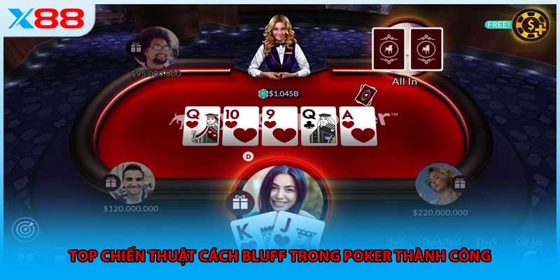 Top chiến thuật cách bluff trong Poker thành công
